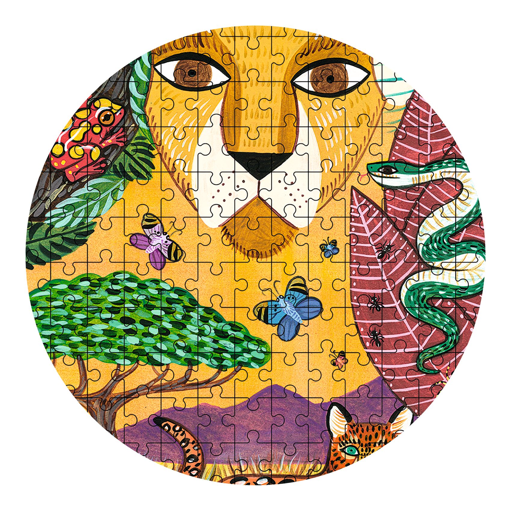 Művész puzzle - Oroszlán, 350 db-os - Lion - 3