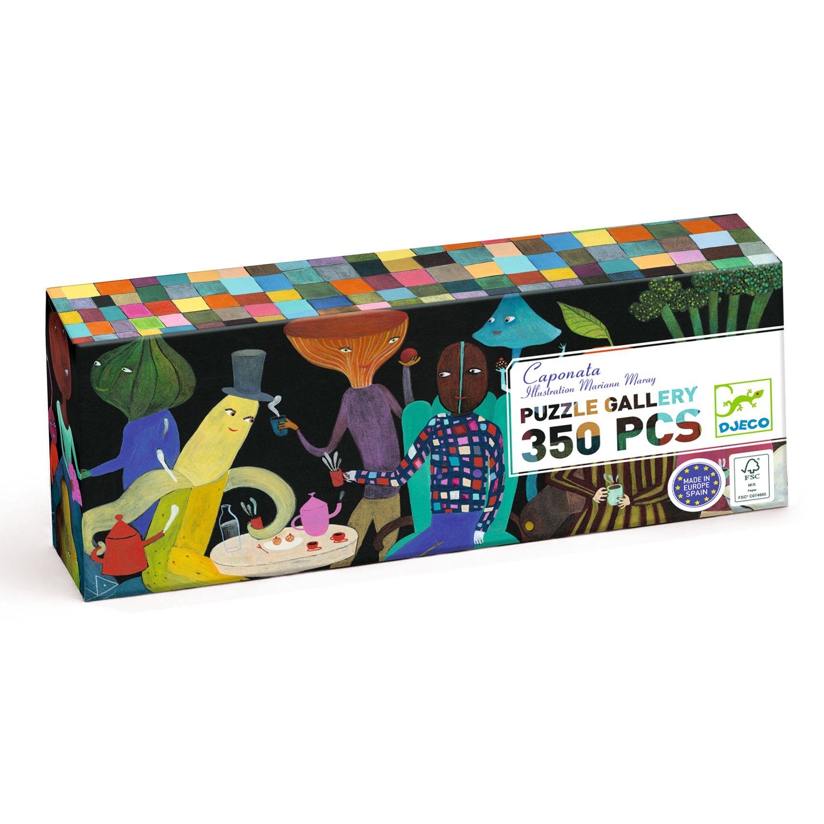 Művész puzzle - Padlizsán lecsó, 350 db-os - Caponata - 0