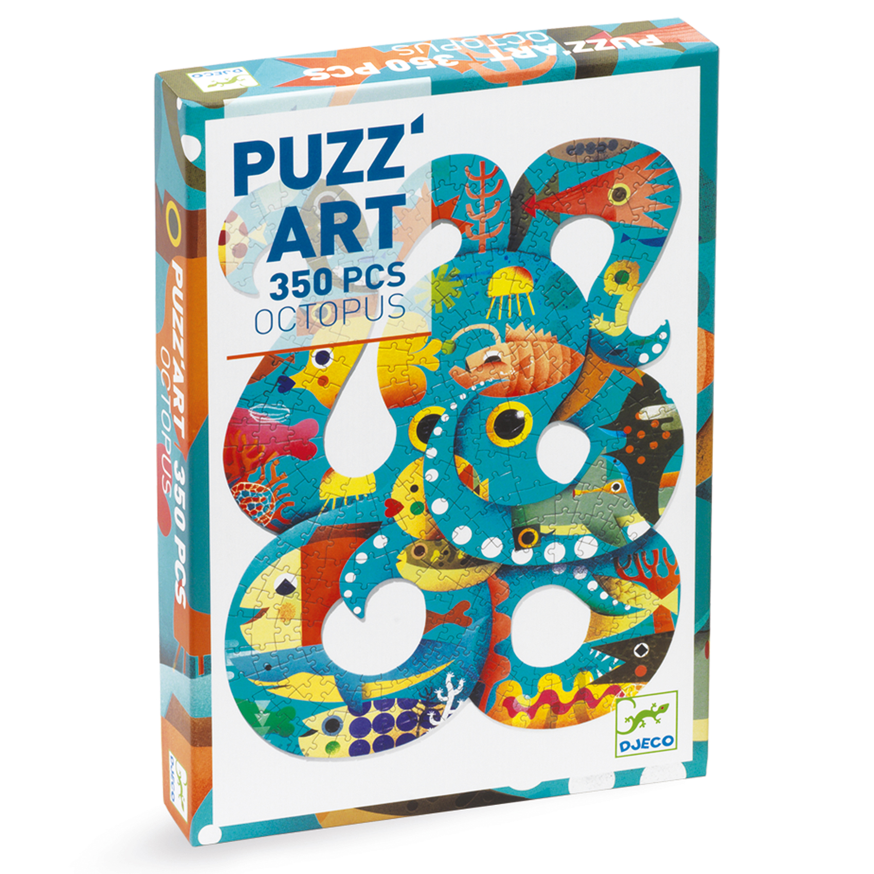 Művészeti puzzle - Polip, 350 db-os - Octopus - 0