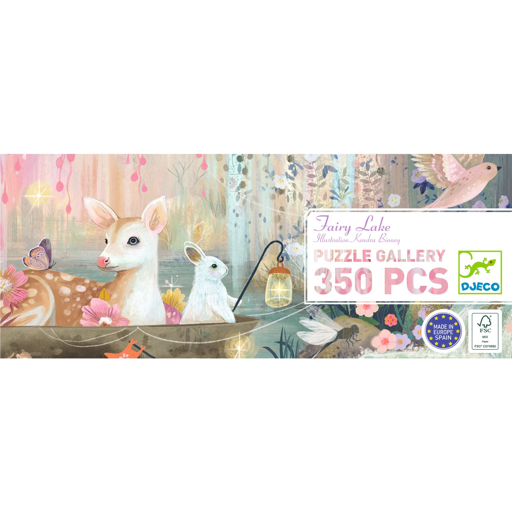 Művész puzzle - Tündér-tó, 350 db-os - Fairy Lake - 4