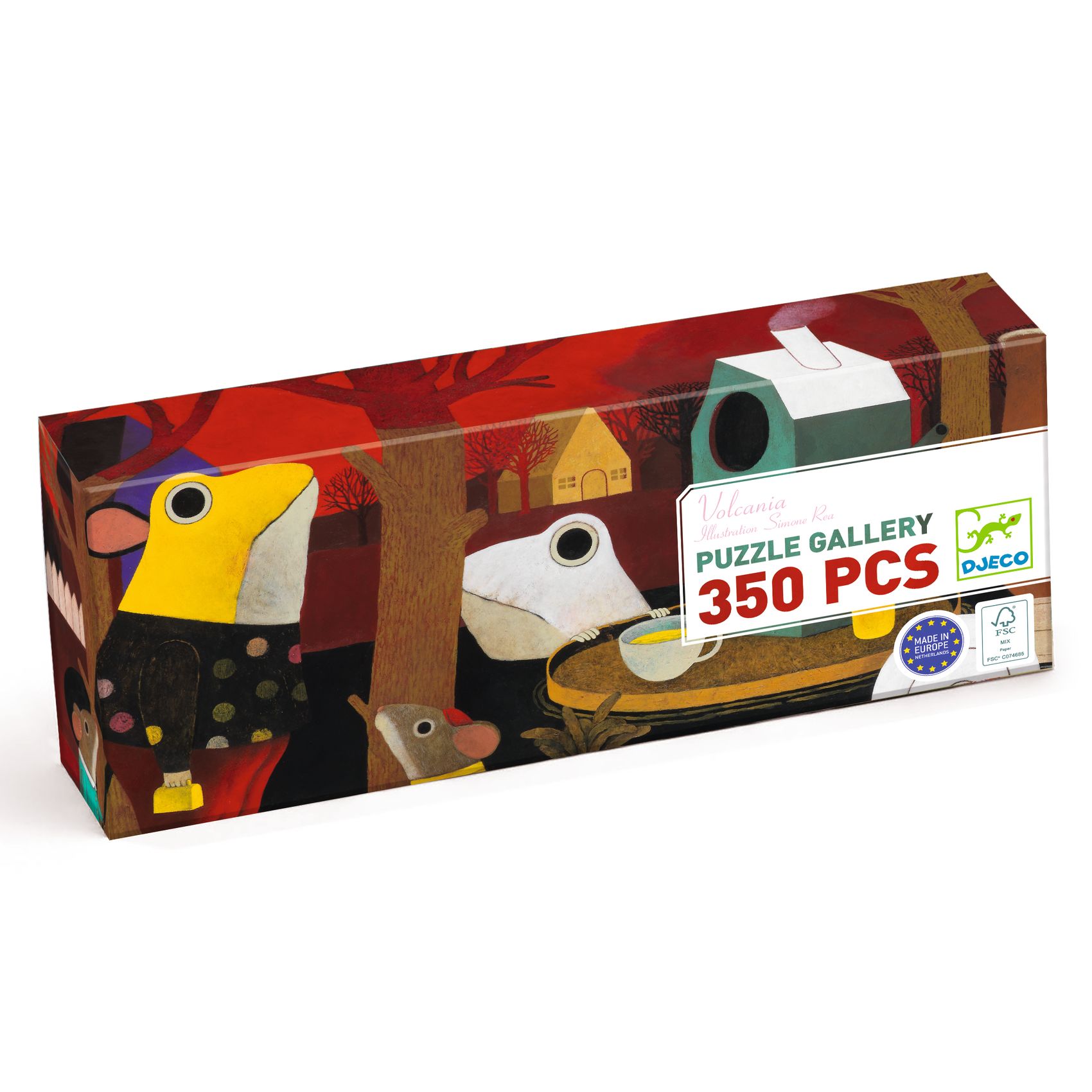 Művész puzzle - Vulkánia, 350 db-os - Volcania - 0