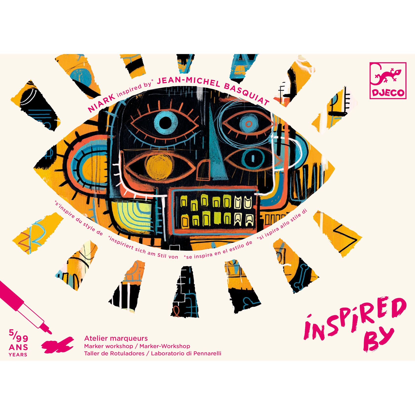 Művészeti műhely - Brooklyn - Inspired by Jean-Michel BASQUIAT - 3