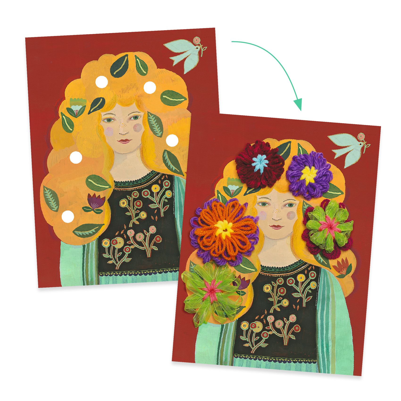 Művészeti műhely - Hajkoronák díszítése virágszövéssel - A hemisphere in your hair - 4