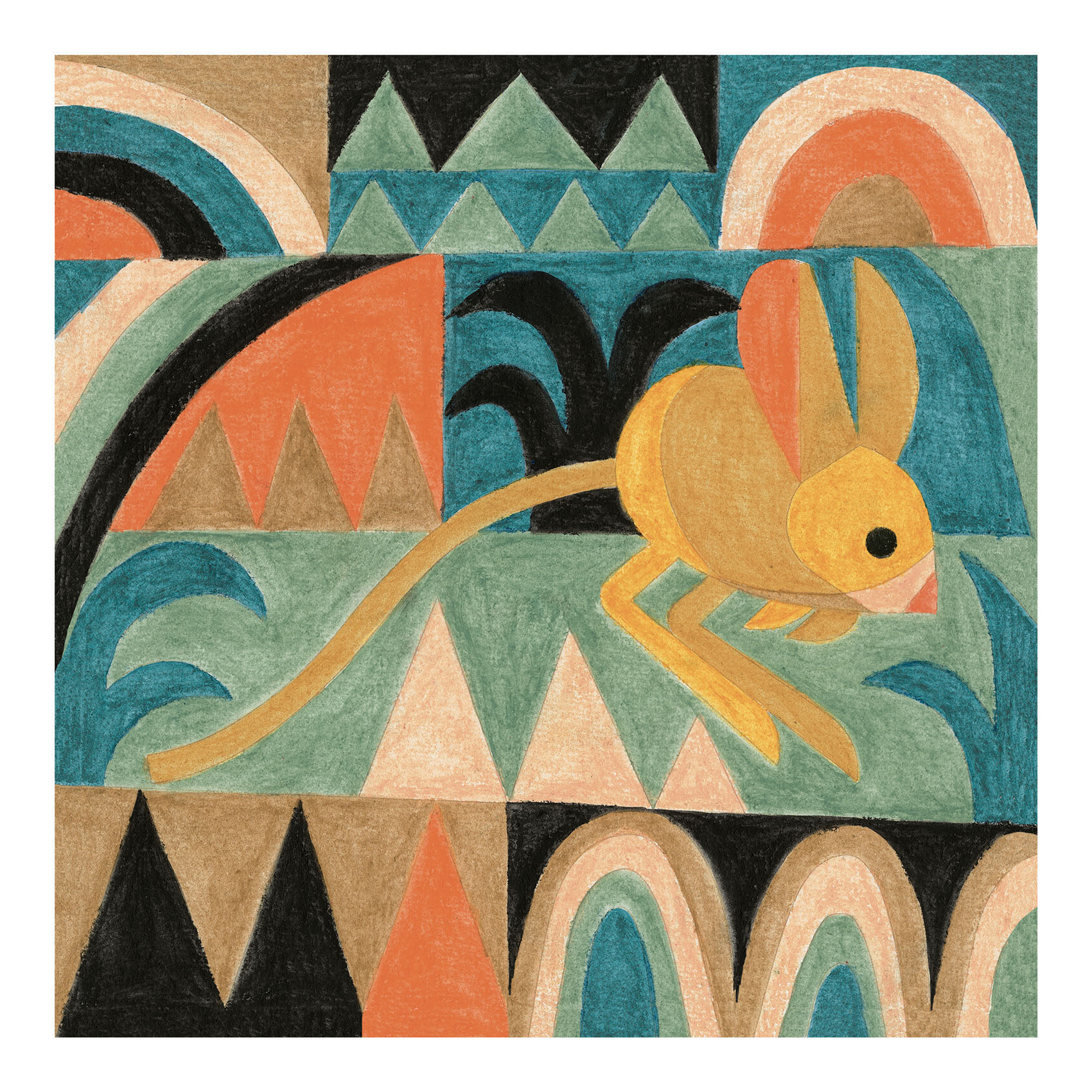 Művészeti műhely - Sivatag - Inspired by Paul Klee - Desert - 2