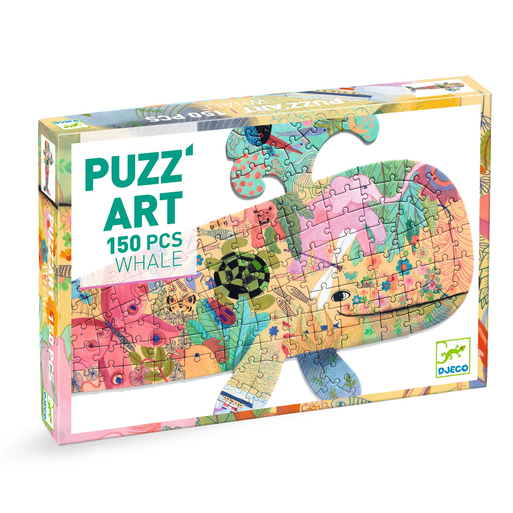 Művészeti puzzle - Bálna, 150 db-os - Whale - 0