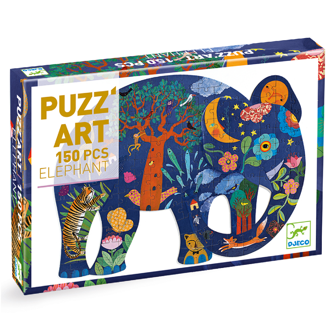 Művészeti puzzle - Elefánt, 150 db-os - Elephant - 0