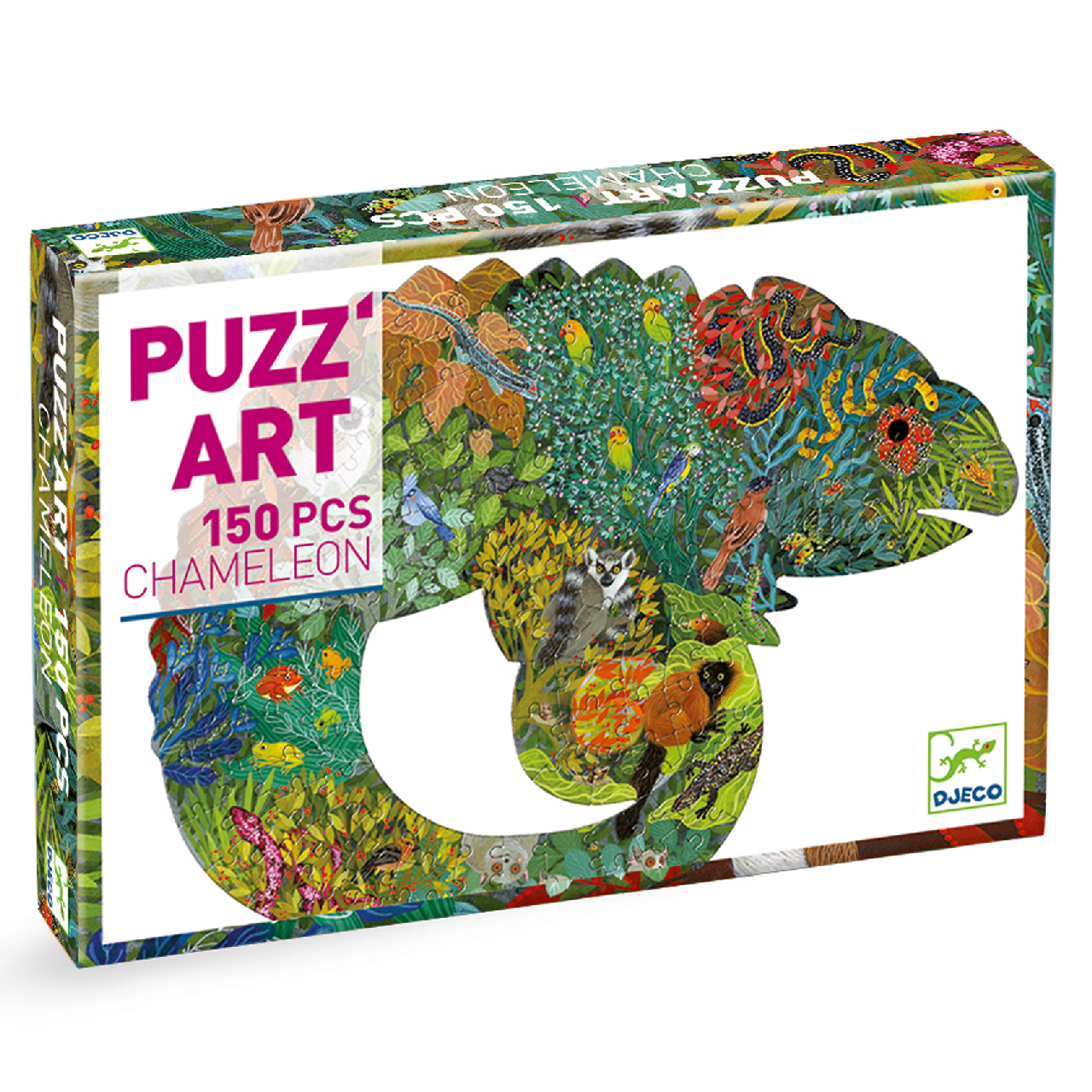 Művészeti puzzle - Kameleon, 150 db-os - Chameleon - 0