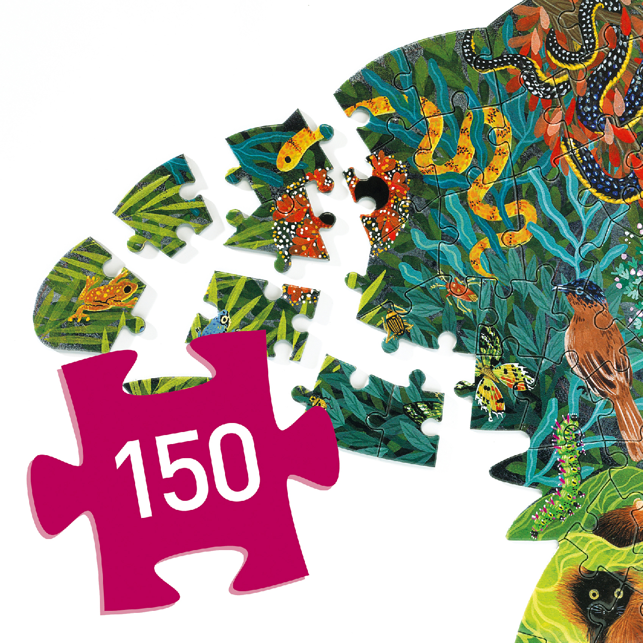 Művészeti puzzle - Kameleon, 150 db-os - Chameleon - 3