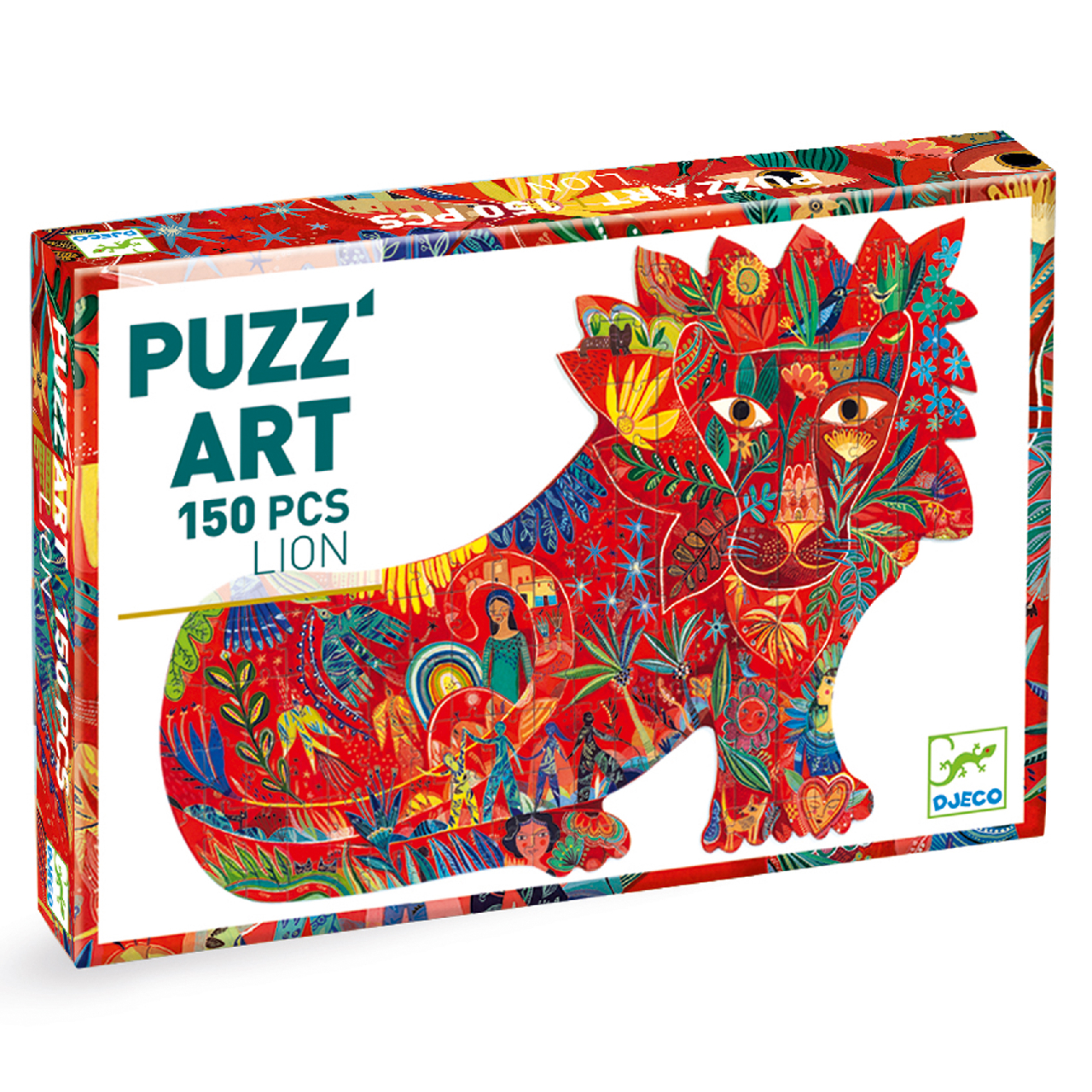 Művészeti puzzle - Oroszlán, 150 db-os - Lion  - 0