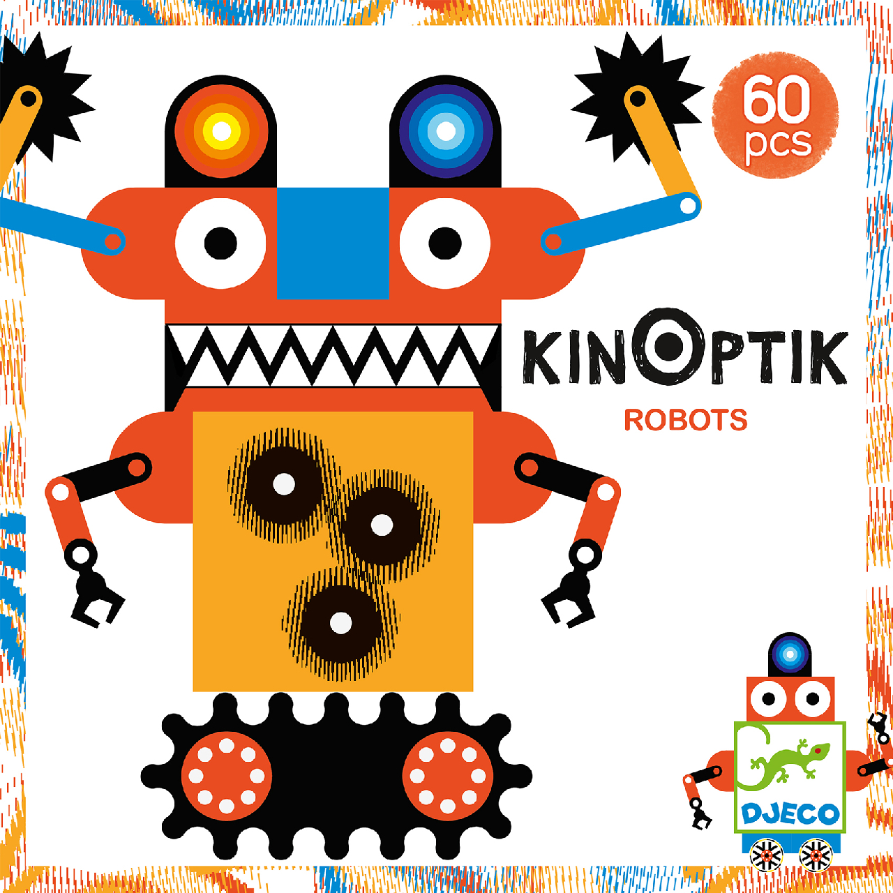 Optikai puzzle - Robotok, 60 db-os - Kinoptik Robots - 1