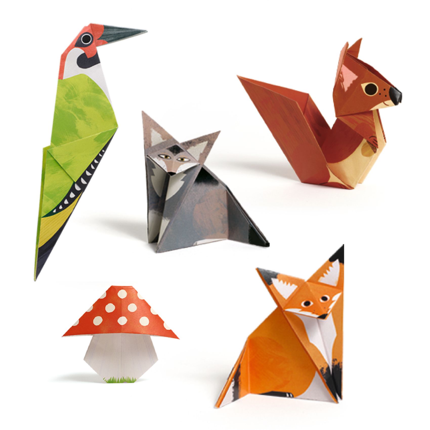 Origami - Erdei séta - Forest walk - 1