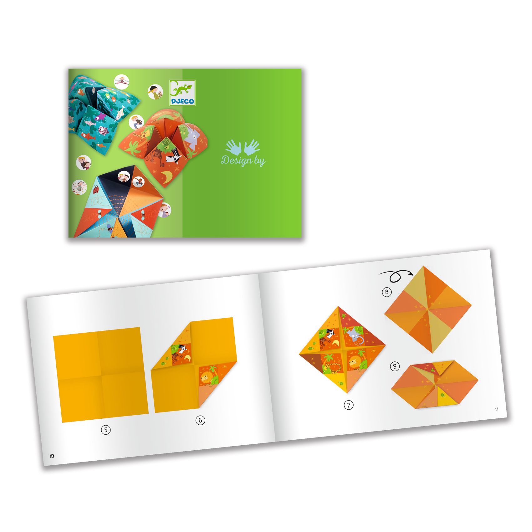 Origami - Sótartó - Origami bird game - 6