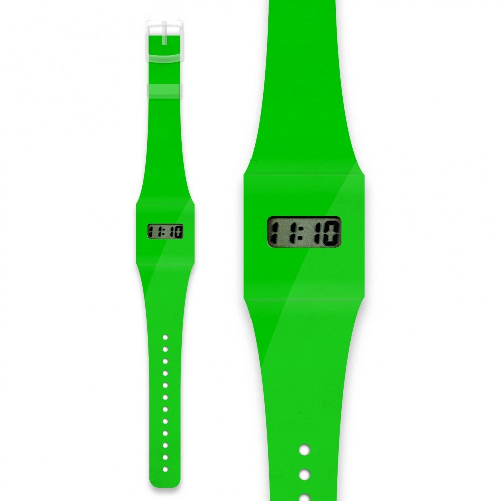 Papír karóra - GREEN / NEON - Pappwatch - 0