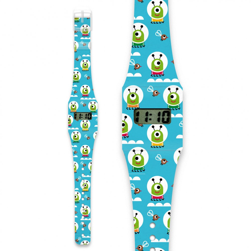 Papír karóra - HAPPY ALIENS - Pappwatch Kids - 1