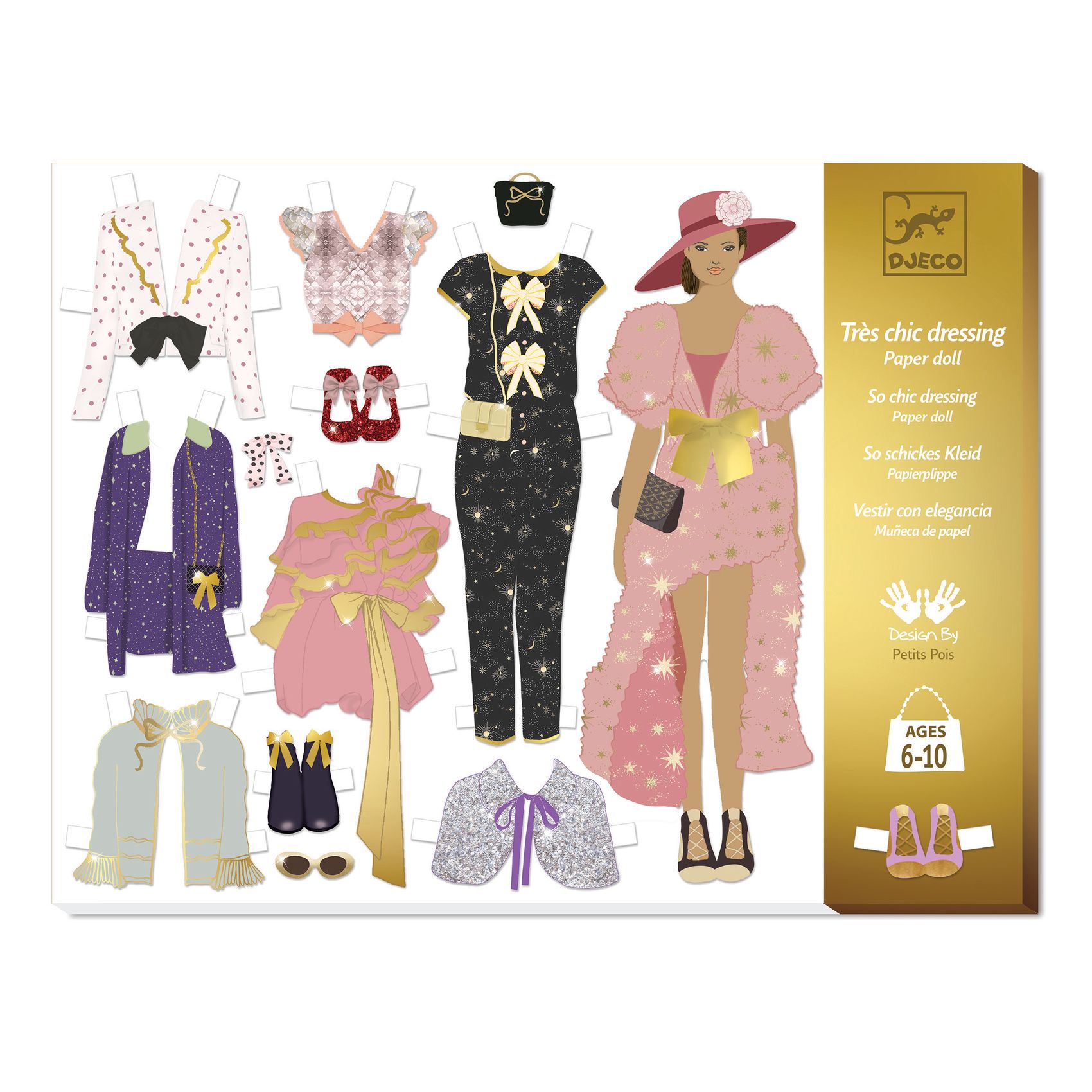 Papírbaba öltöztető - Elegáns gardrób - So chic wardrobe - 0