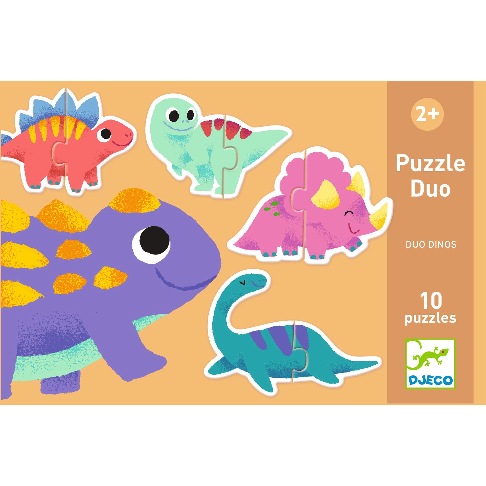 Párosító puzzle - Dinócskák - Duo Dinos - 3