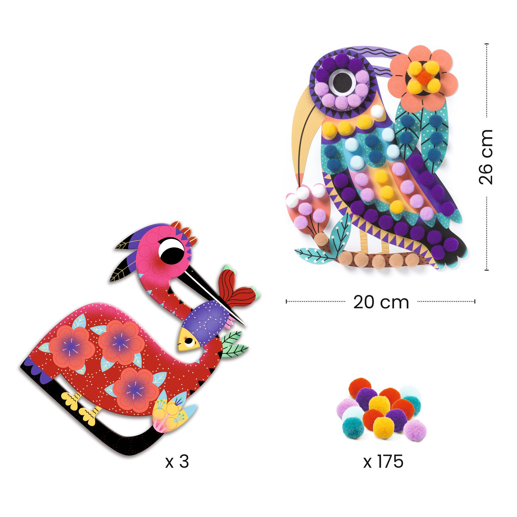 Pompom-kép készítő - Puha mintázatok - Assortments - 4