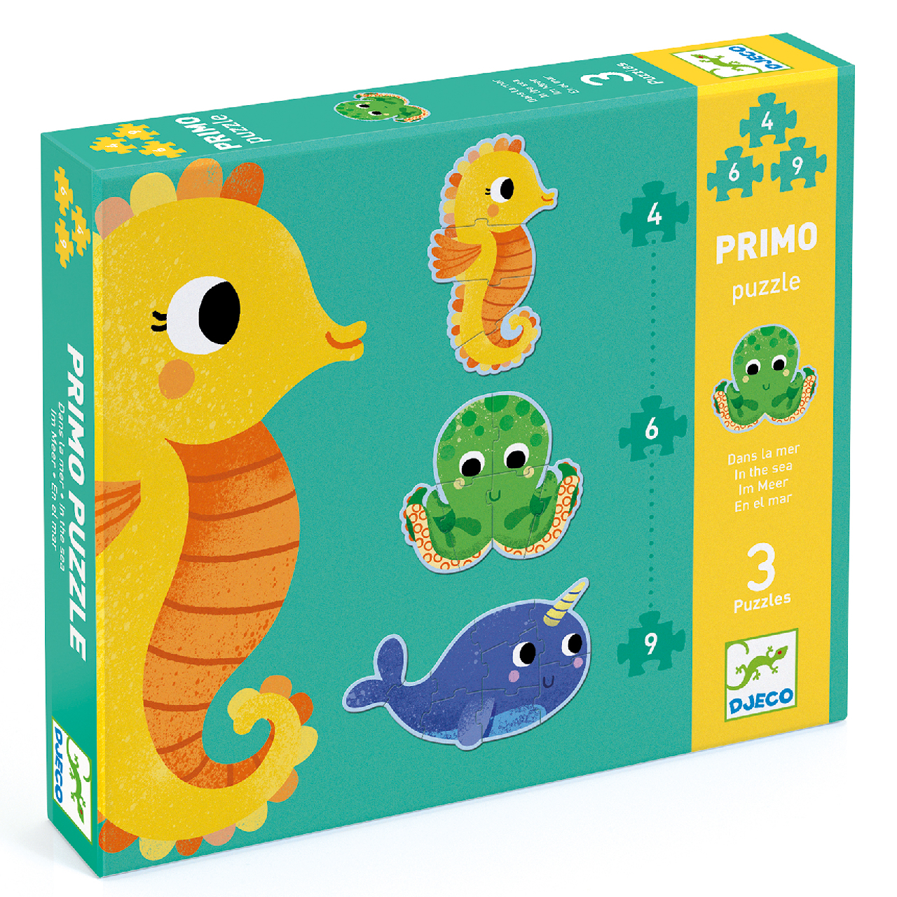 Primo puzzle - A tengerben, 4-6-9 db-os - In the sea - 0