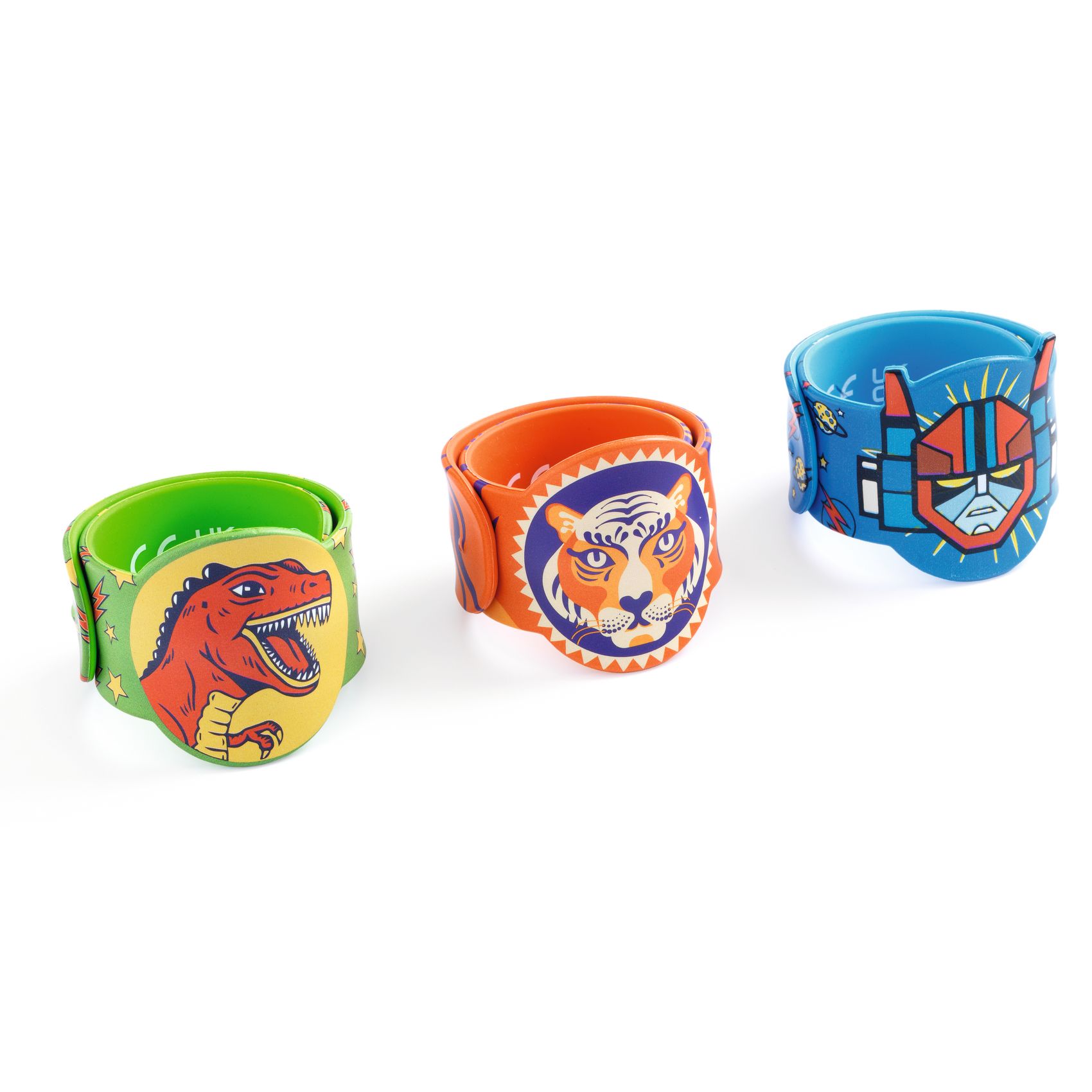 Rácsapós karkötő - Dínó, Tigris, Szuperhős - Winding bracelets dino, tiger, superhero - 2