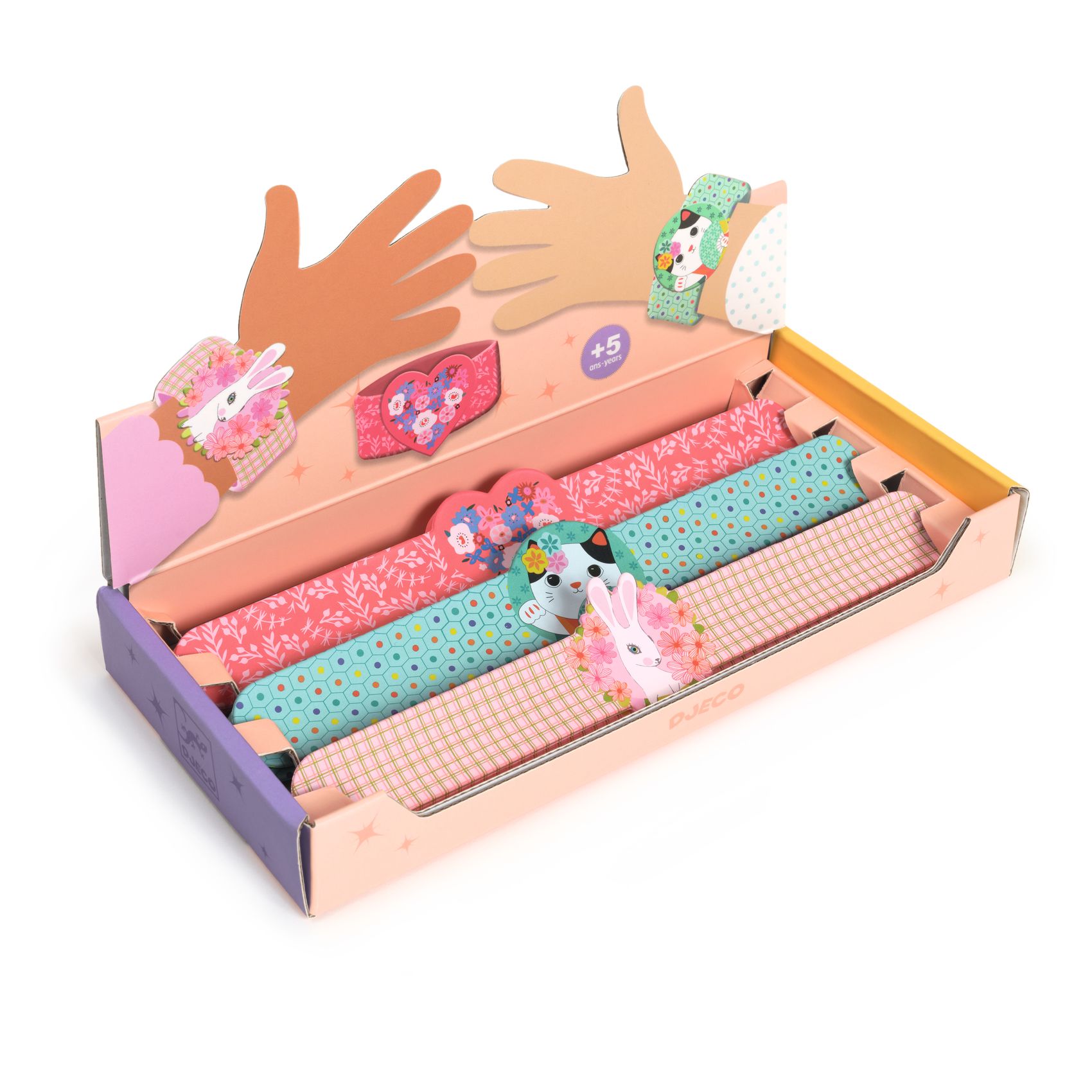 Rácsapós karkötő - Szív, Macsek, Nyúl - Slap bracelets heart,rabbit,cat - 1