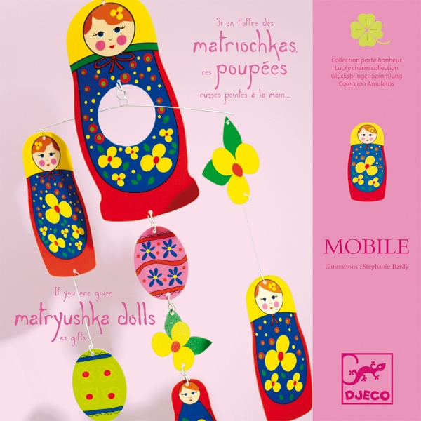 Szélmobil függődísz - Matrjoska babák - Matriuschka Dolls - 1