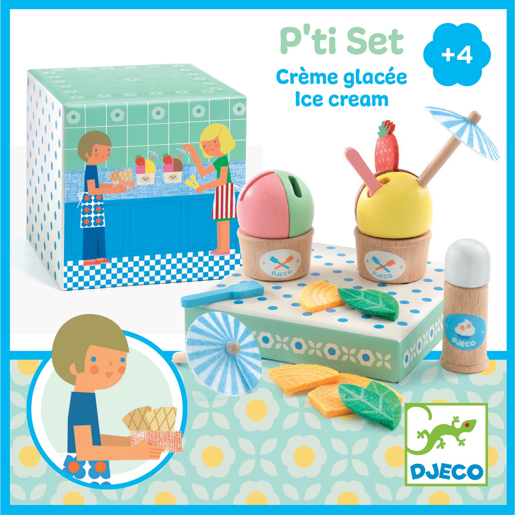 Szerepjáték mini szett - Fagyizás - Ice cream - 3