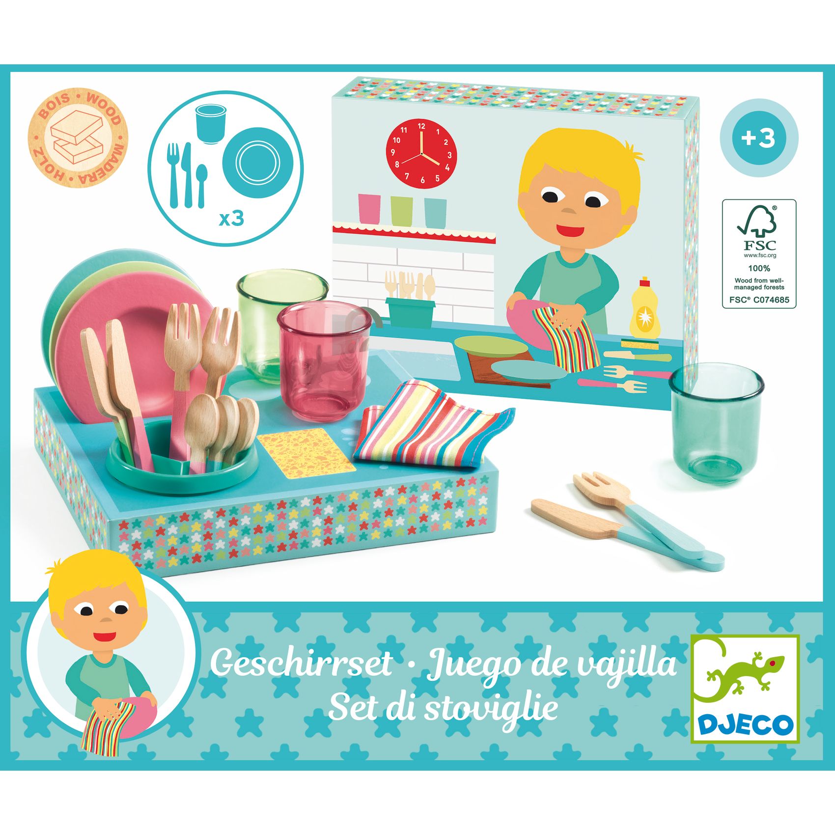 Szerepjáték - Mosogatásra fel! - Dishware kit - 4