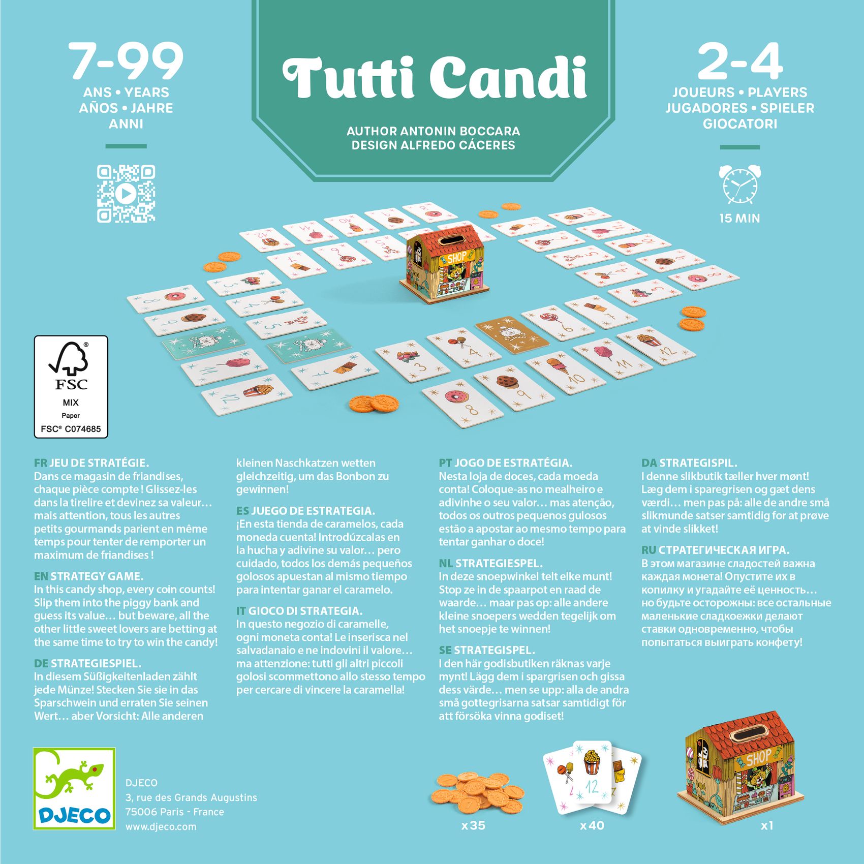 Társasjáték - Cuki bolt - Tutti Candi - 3