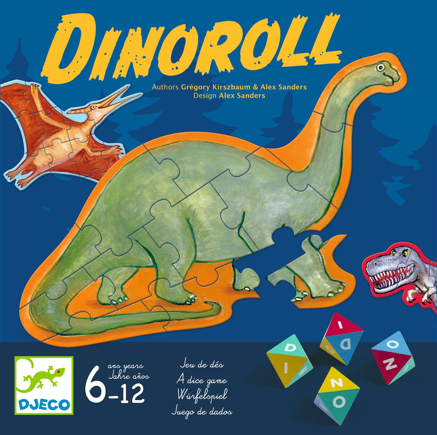 Társasjáték - Dino-dino - Dinoroll - 2