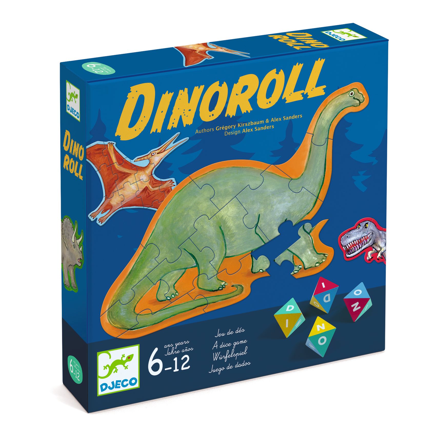 Társasjáték - Dino-dino - Dinoroll - 0