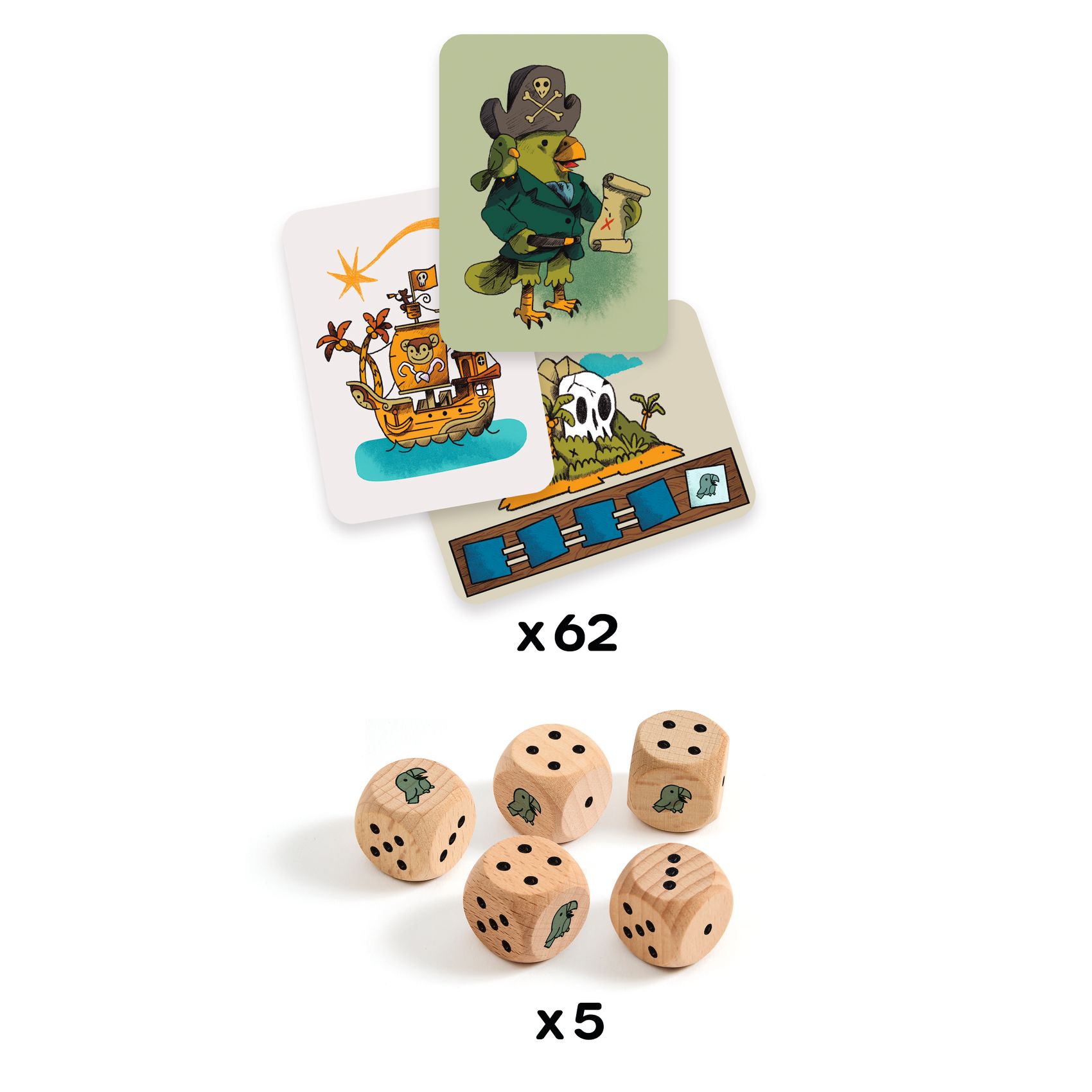 Társasjáték - Kalóz kockázat - Pirates 'n' Dice - 2