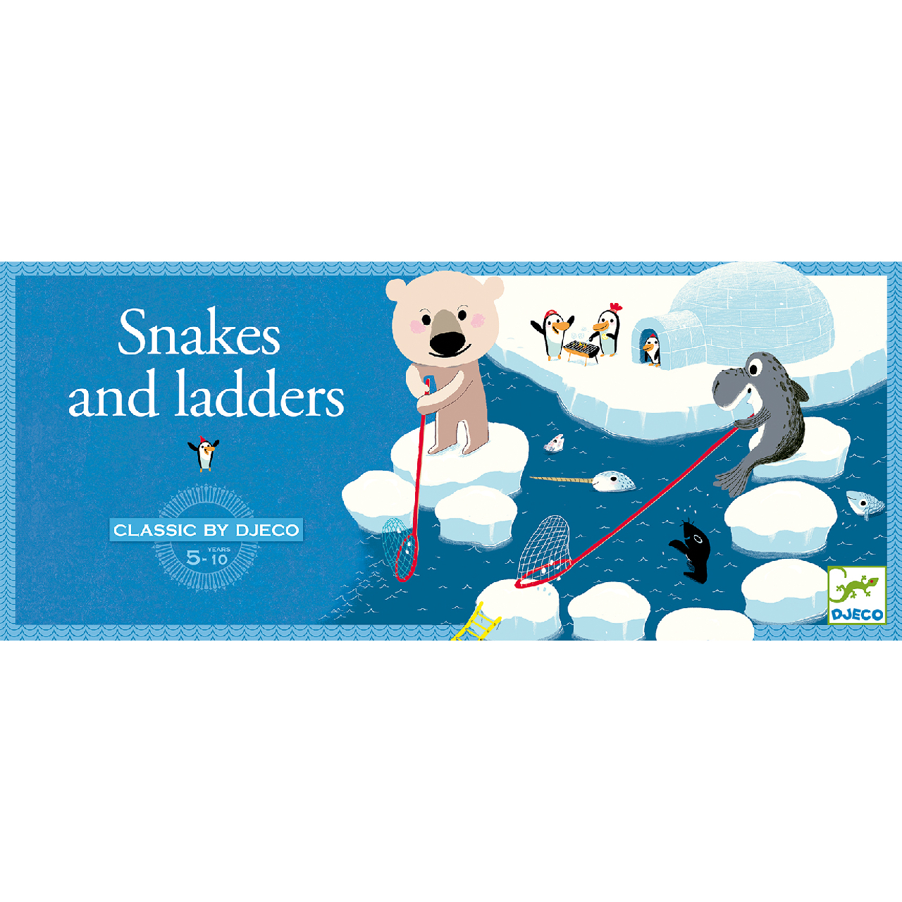 Társasjáték klasszikus - Kígyók és létrák - Snake and ladders - 1