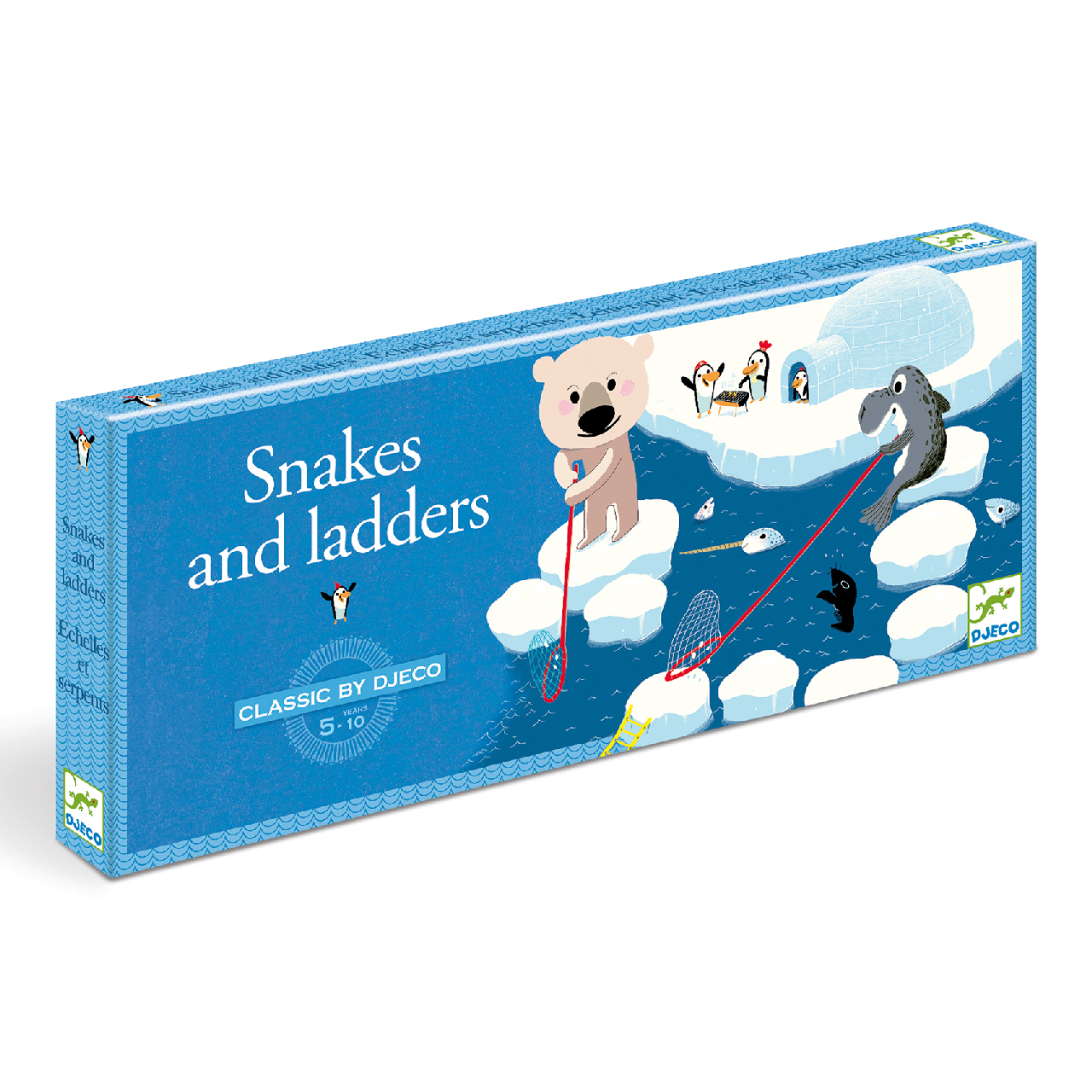 Társasjáték klasszikus - Kígyók és létrák - Snake and ladders - 0