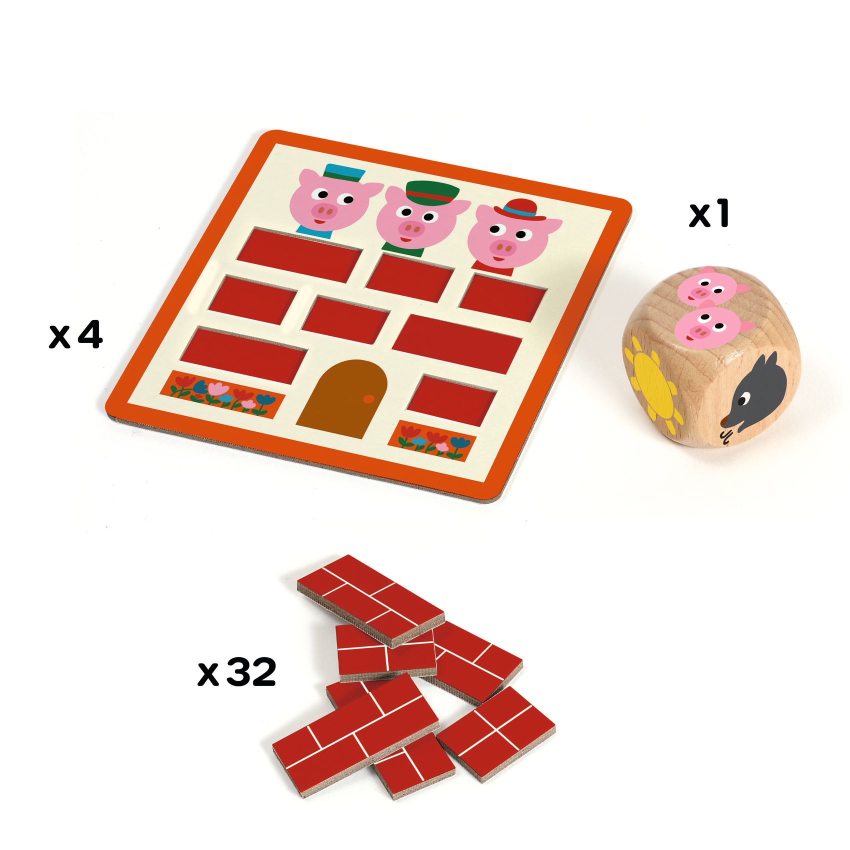 Társasjáték - Koca kocka - Toc Toc Bricks - 1