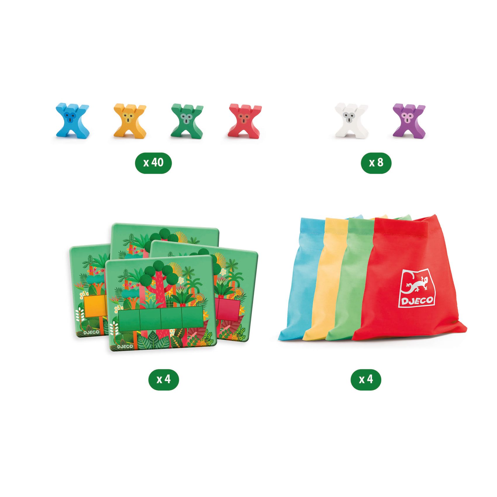 Társasjáték - Majompiramis - Pyramid Monkey - 2