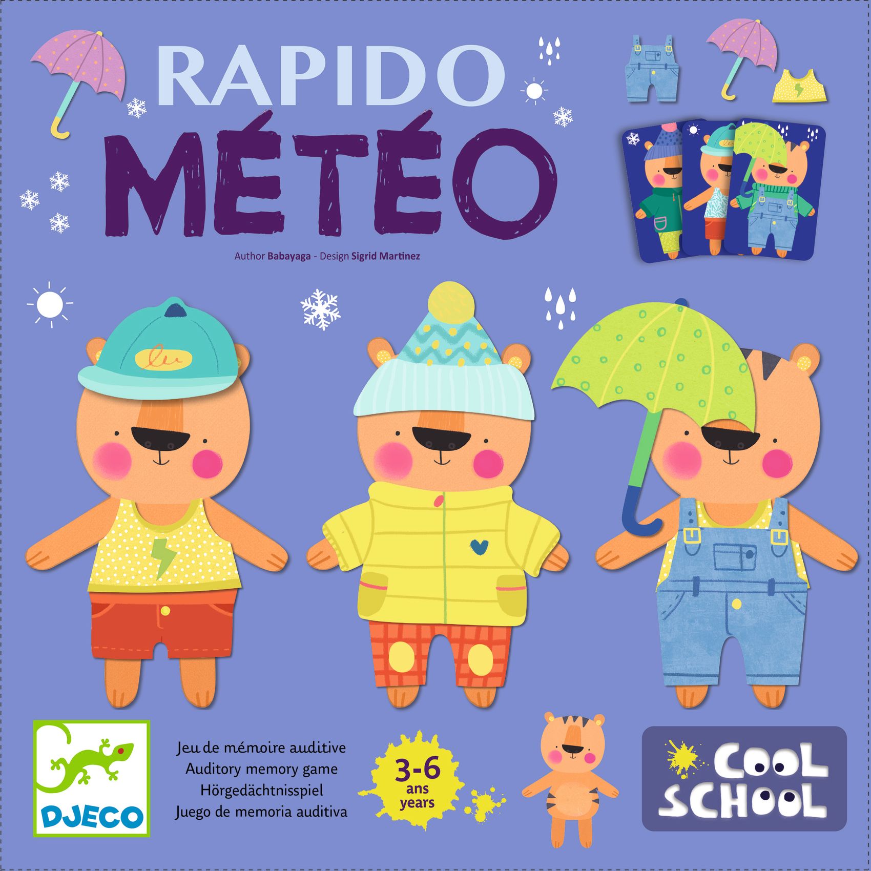 Társasjáték - Öltözz Teó!  - Rapido Meteo - 1