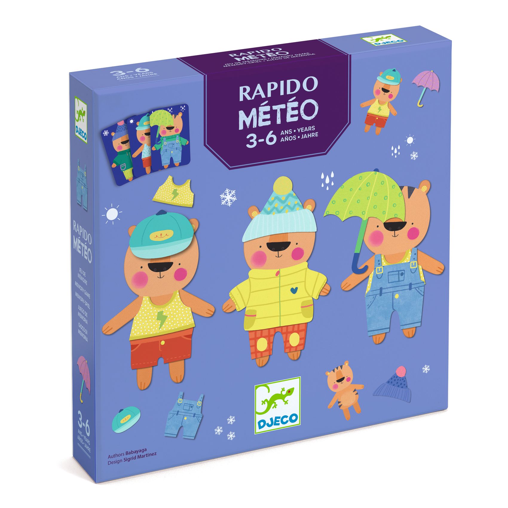 Társasjáték - Öltözz Teó!  - Rapido Meteo - 0