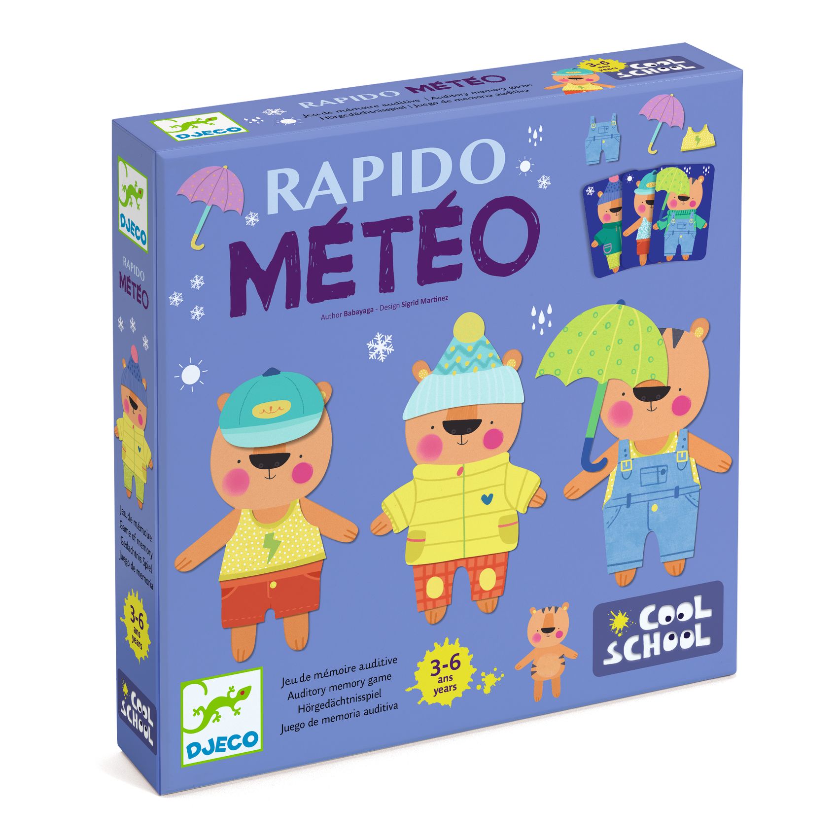 Társasjáték - Öltözz Teó!  - Rapido Meteo - 0