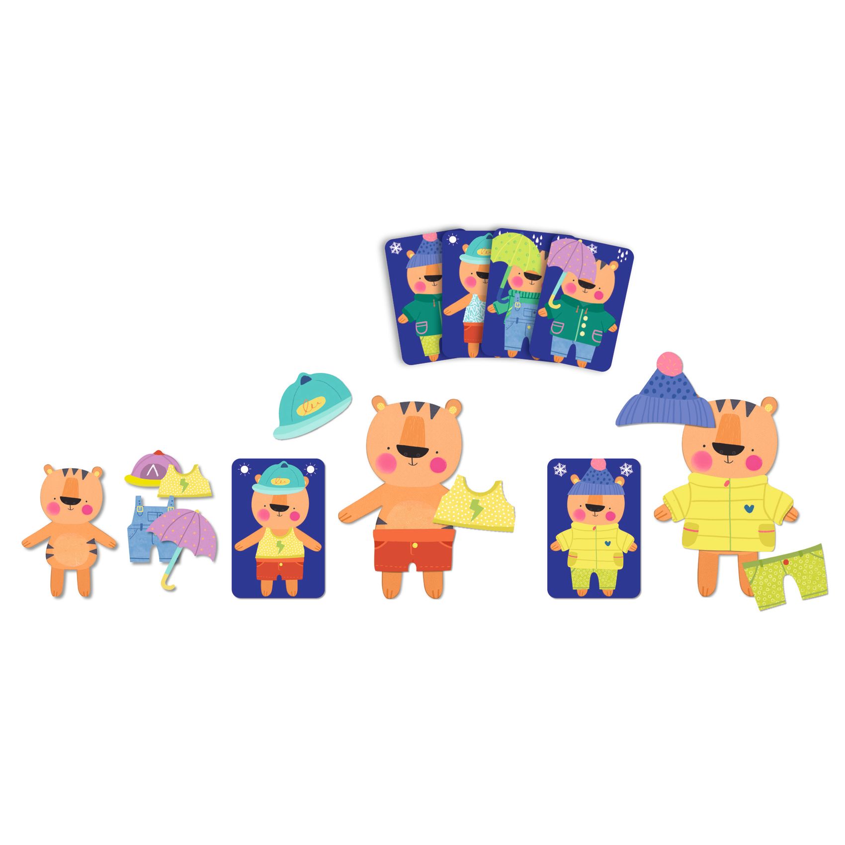 Társasjáték - Öltözz Teó!  - Rapido Meteo - 1