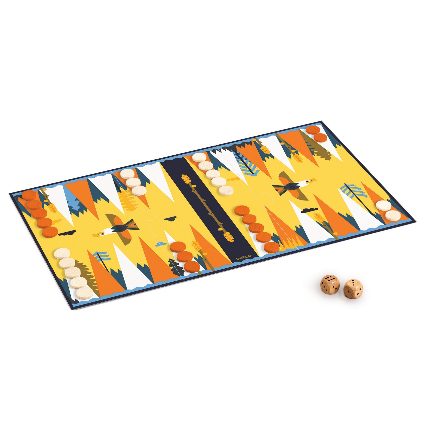 Társasjáték klasszikus - Ostábla - Backgammon - 1