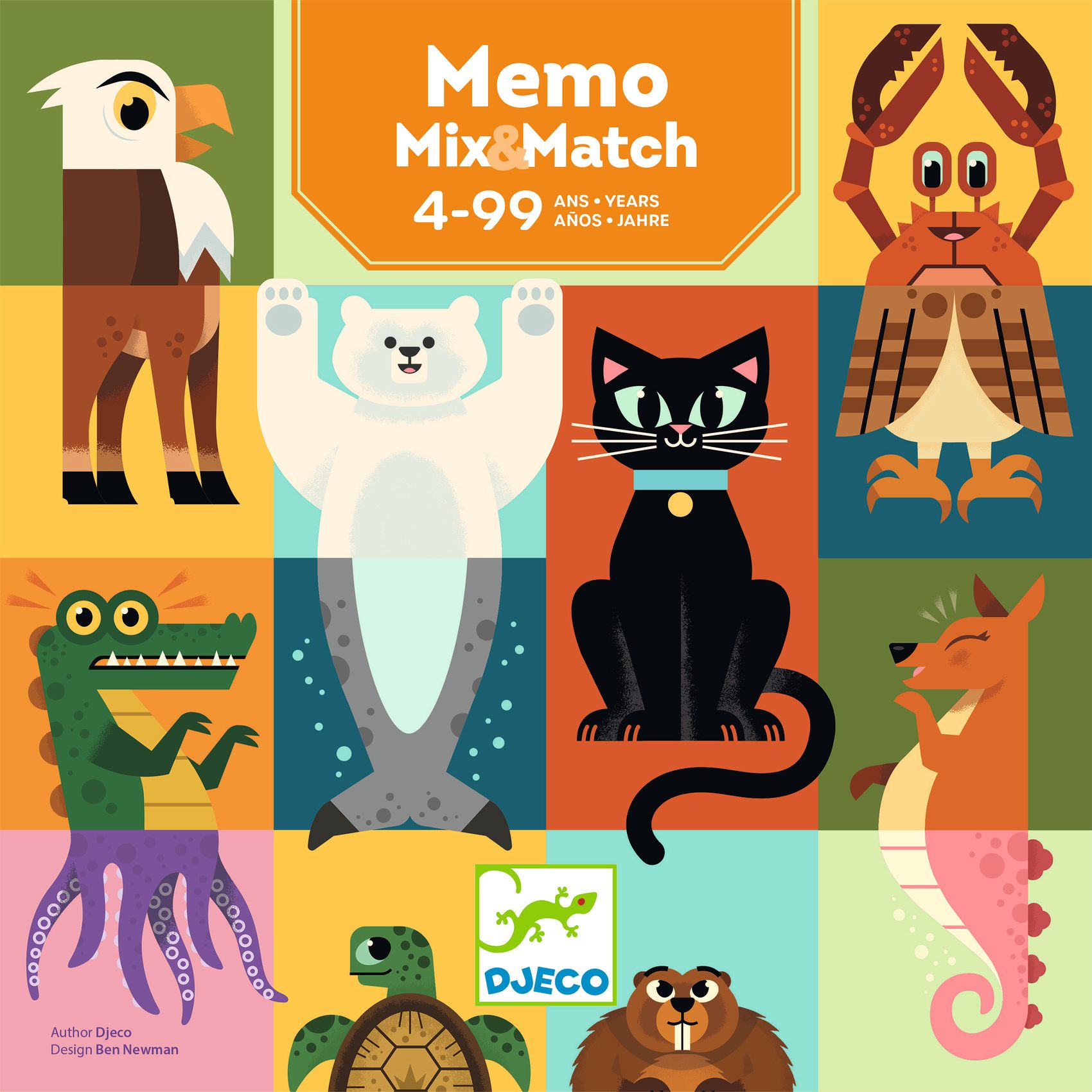 Társasjáték - Párkereső párbaj - Memo Mix and match - 3