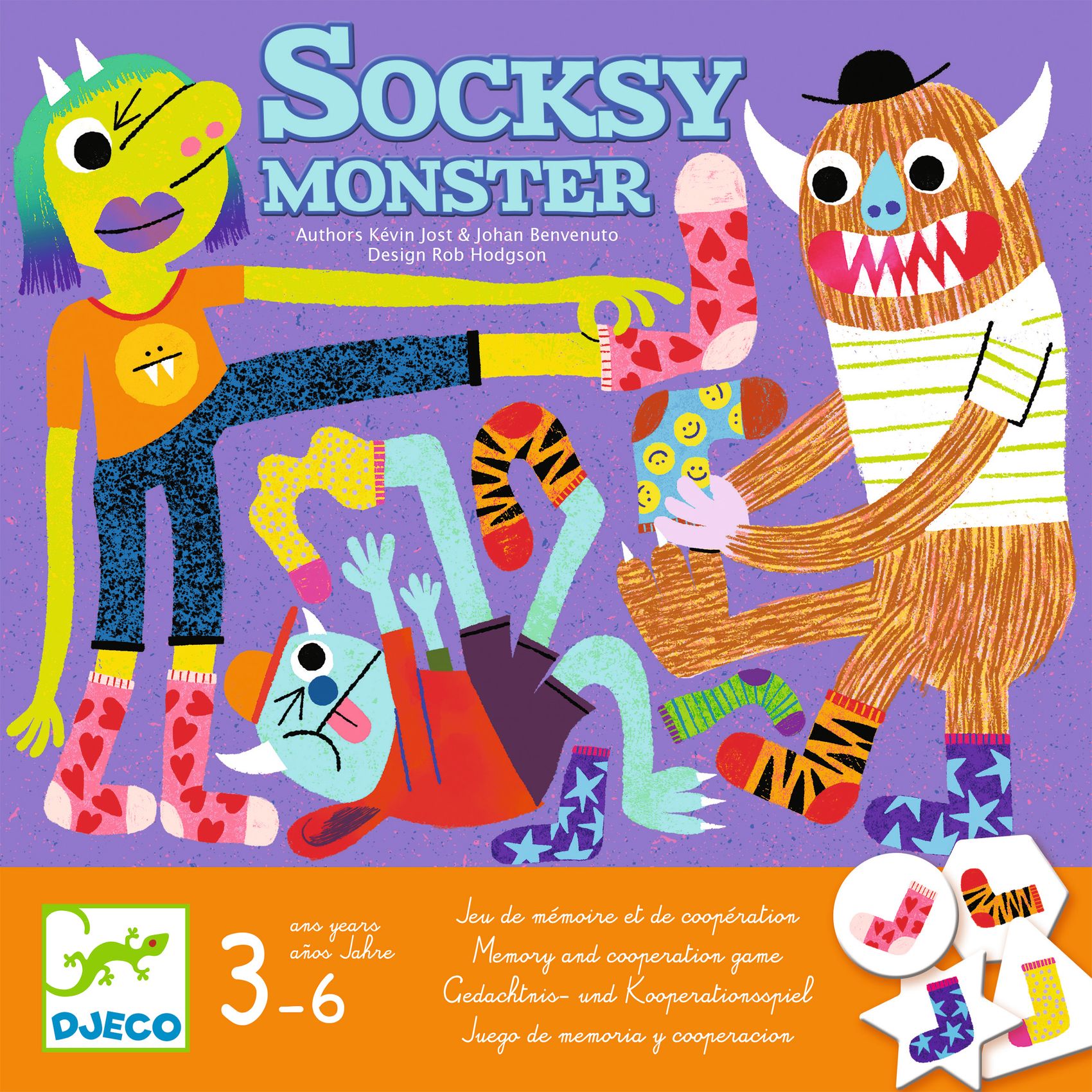 Társasjáték - Szörnyű zokni! - Socks y Monster - 1