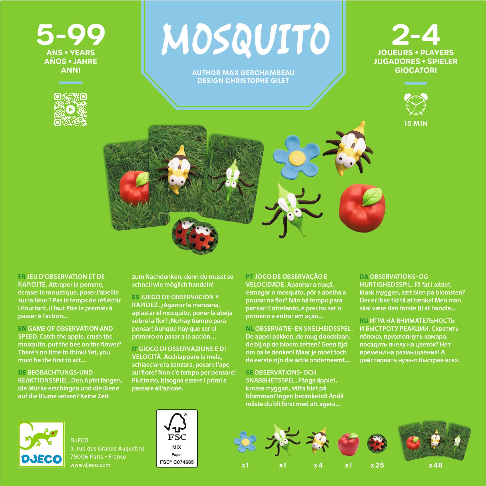 Társasjáték - Szúnyog - Mosquito - 3