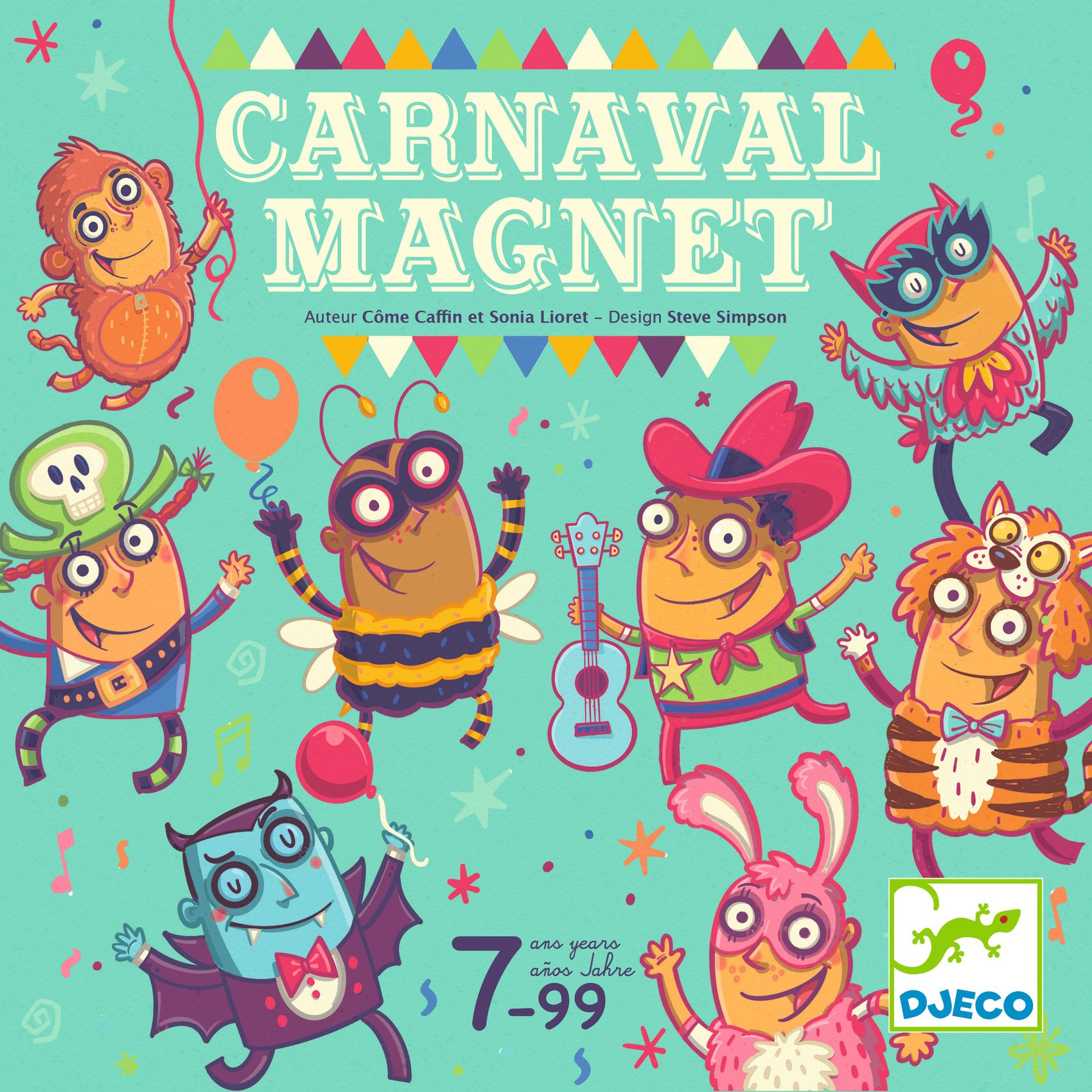 Társasjáték - Vakok karneválja - Carnaval Magnet - 2