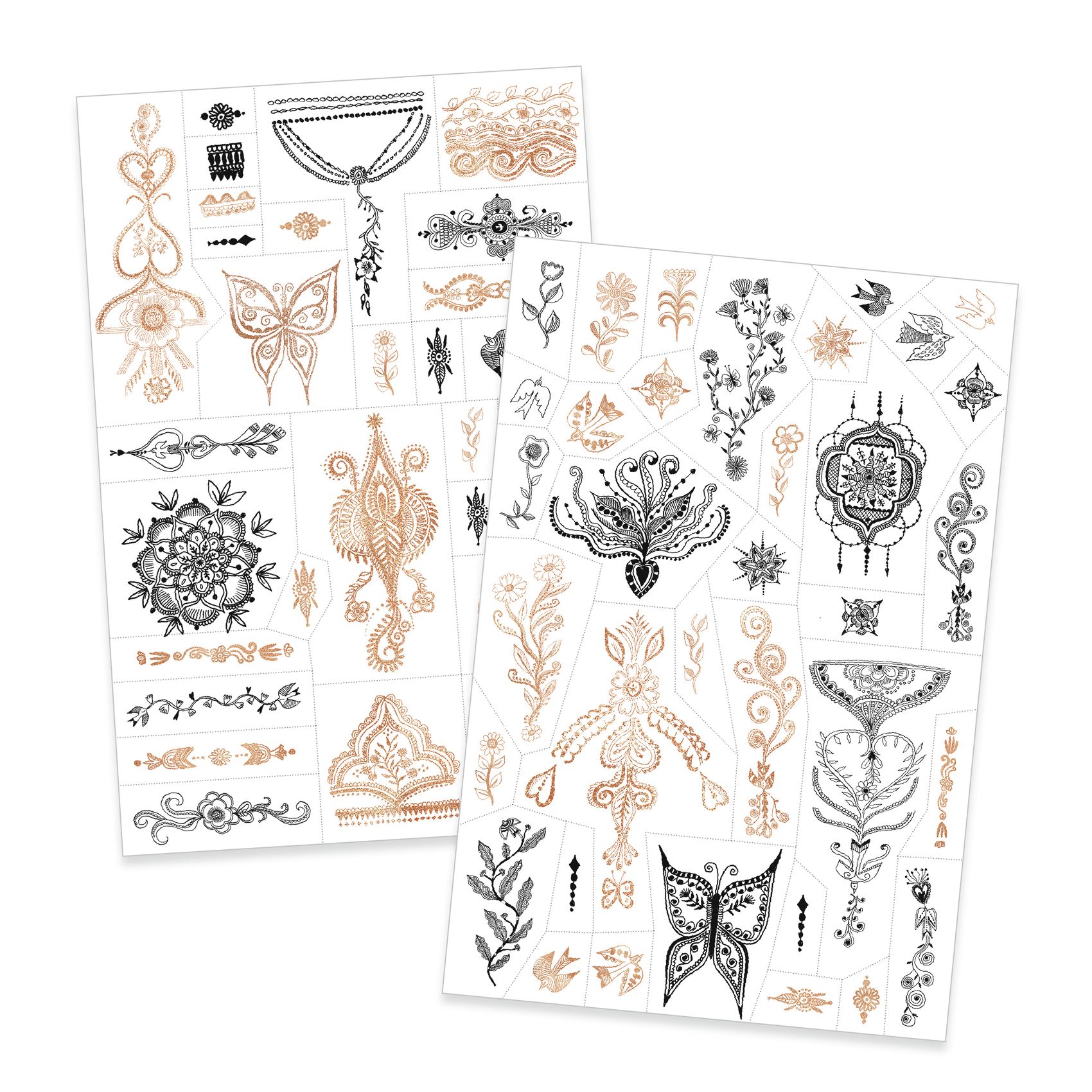 Tetováló matricák - Keleti szellő - Oriental breeze - 2