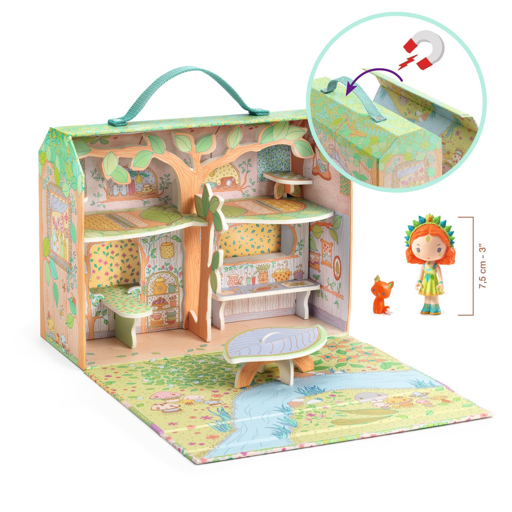 TINYLY álomvilág babaház - Szilvia és Rókica háza - Sylvia and Fox’s house in the woods - 5