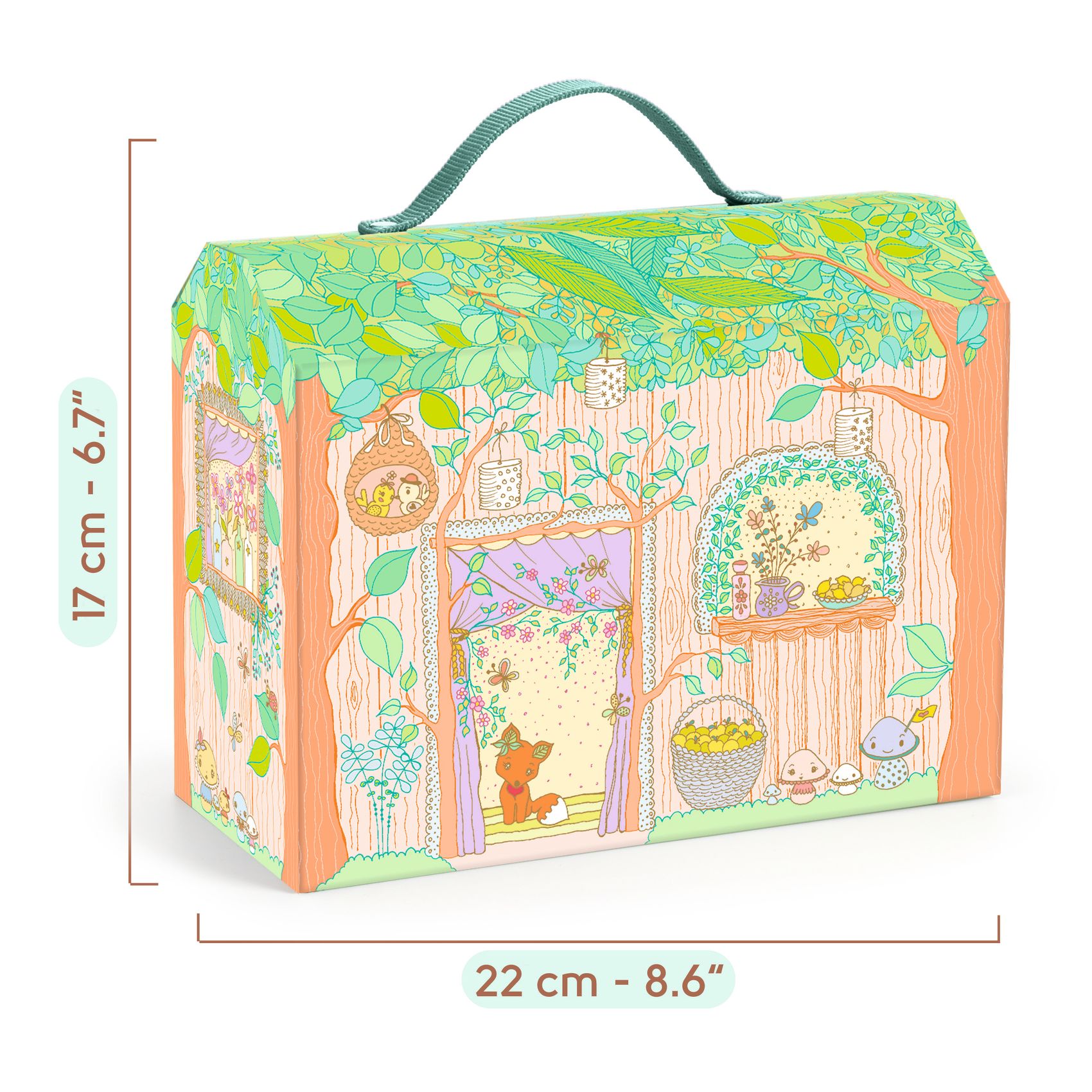 TINYLY álomvilág babaház - Szilvia és Rókica háza - Sylvia and Fox’s house in the woods - 7