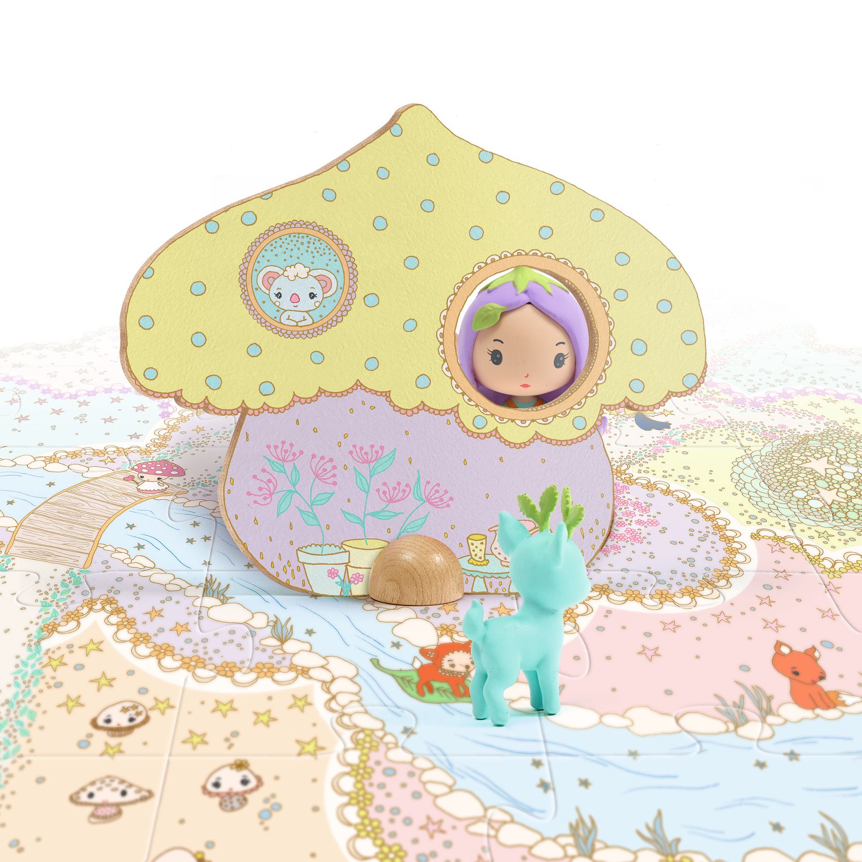 TINYLY álomvilág Óriás puzzle - Tinyly birodalom, 33 db-os - Puzzl'Up Lily tinypuzz - 0