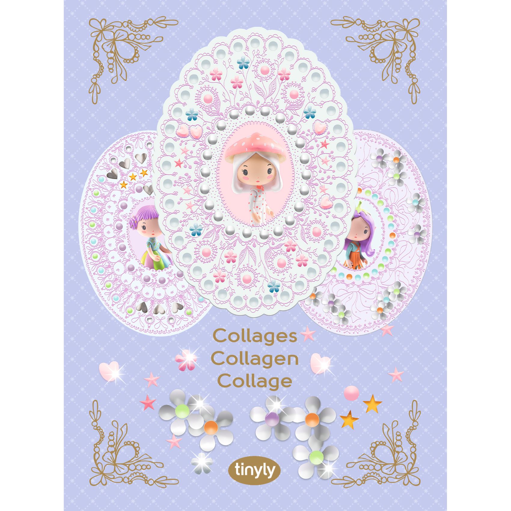 TINYLY kreatív - Kollázs készítés, Anni és barátai - Collages Amy & Co - 0