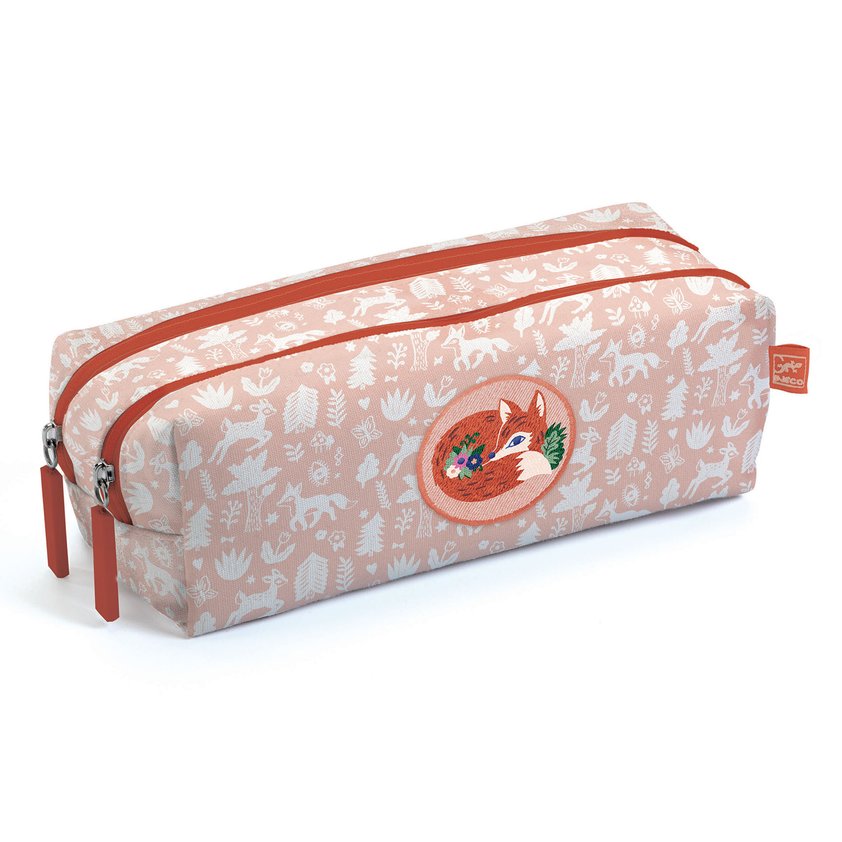 Tolltartó két rekesszel - Róka - Fox pencil case - 0